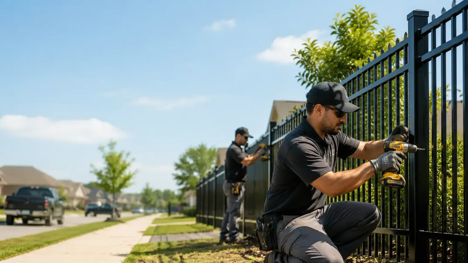Metal Fence Installation in Scurry, TX